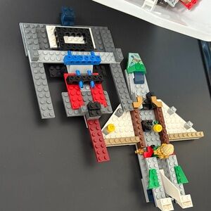 Lego Gray, Red, Blue, Green & White Building Set Pieces